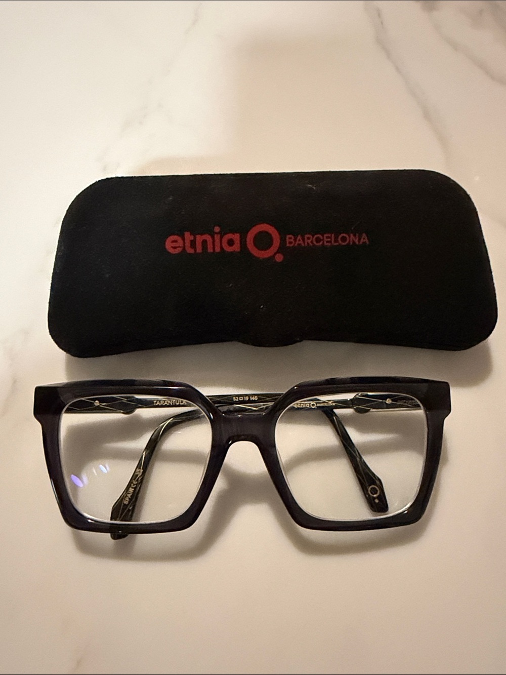 Etnia Barcelona Women’s Dark Grey Square Glasses